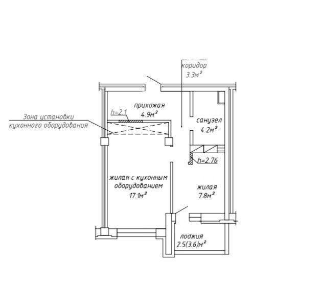 2-х комнатная новостройка, 2 минуты до ст.м. Каменная Горка | Greenrealty