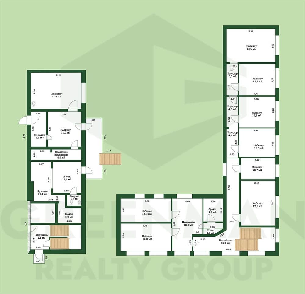 Многофункциональное административно-торговое здание аг. Острошицкий городок, ул. Ленинская, 49 | Агентство недвижимости Greenman Realty Group