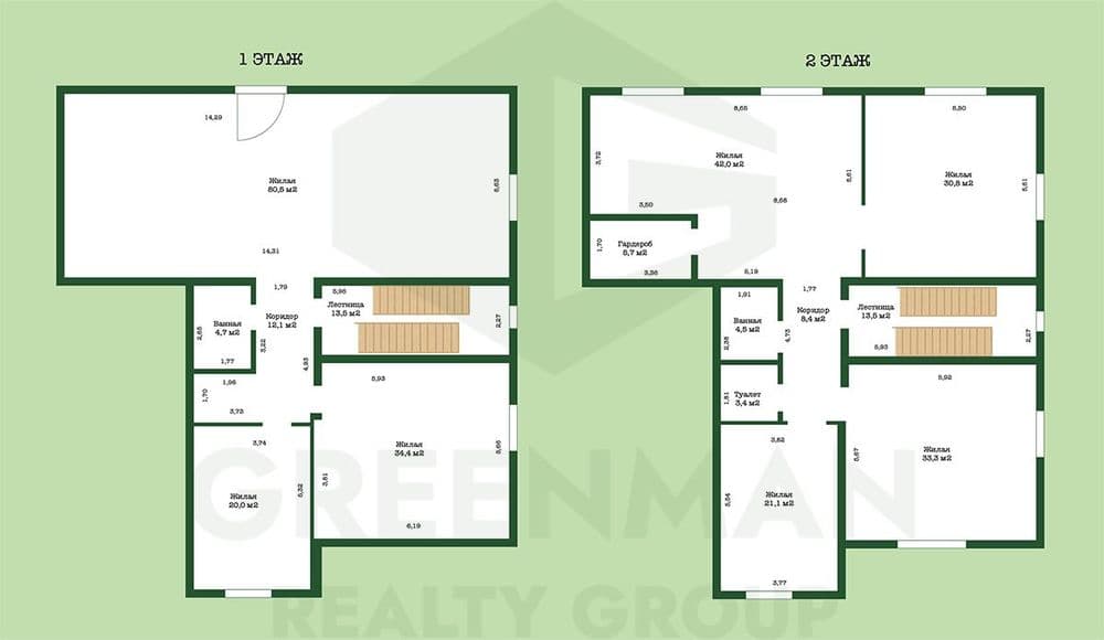 Продажа двухуровневой квартиры, г. Минск, ул. Курганная, 38А 1/1 | Агентство недвижимости Greenman Realty Group