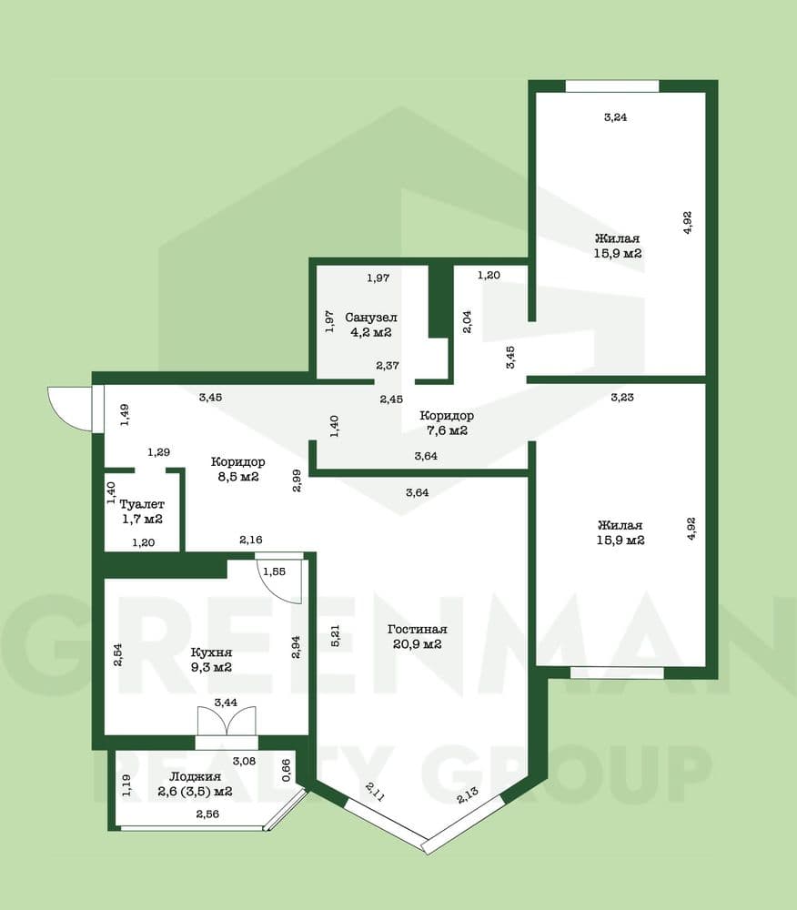 Квартира для семьи | Агентство недвижимости Greenman Realty Group