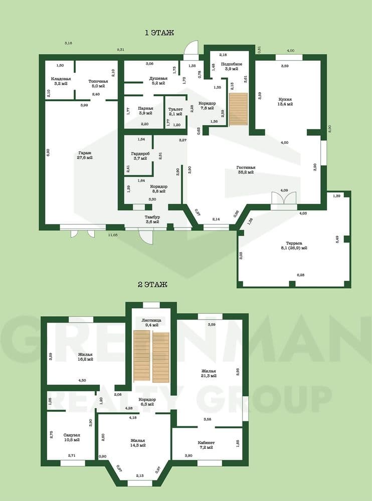 СОВРЕМЕННЫЙ ДОМ 216,7 м.кв. В ЧУРИЛОВИЧАХ | Агентство недвижимости Greenman Realty Group