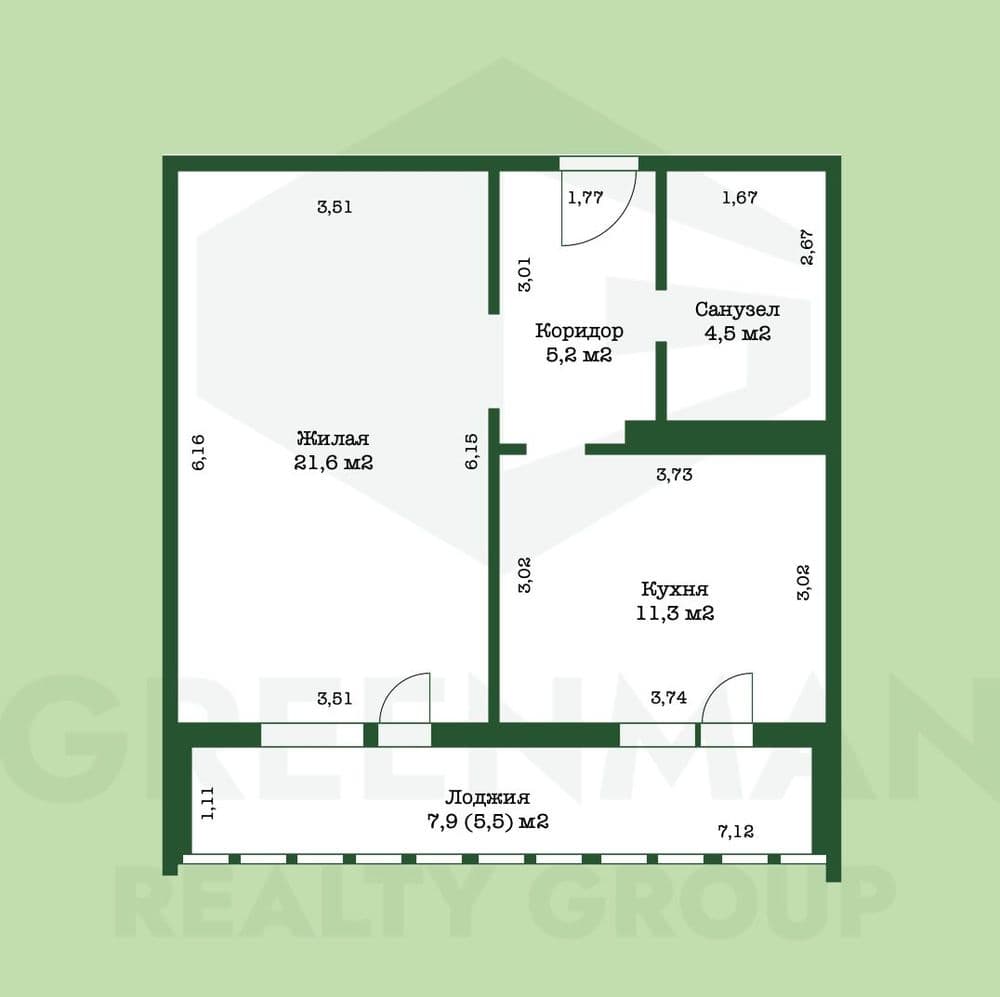 Продается 1-комнатная квартира у воды | Агентство недвижимости Greenman Realty Group