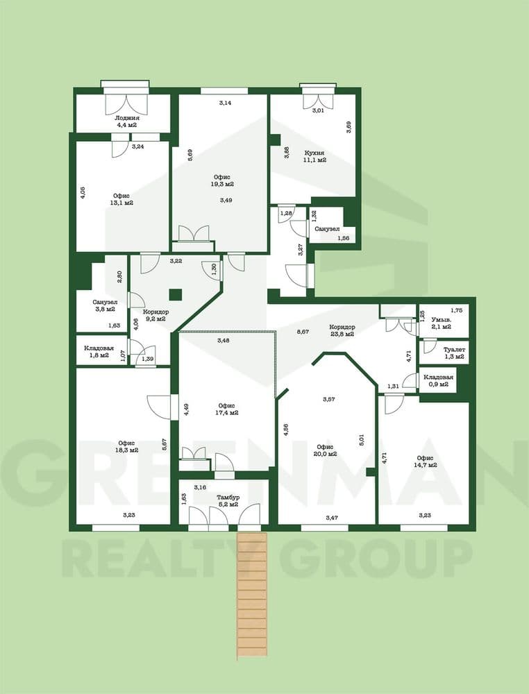 Продажа офиса в ЖК «Каскад» | Агентство недвижимости Greenman Realty Group