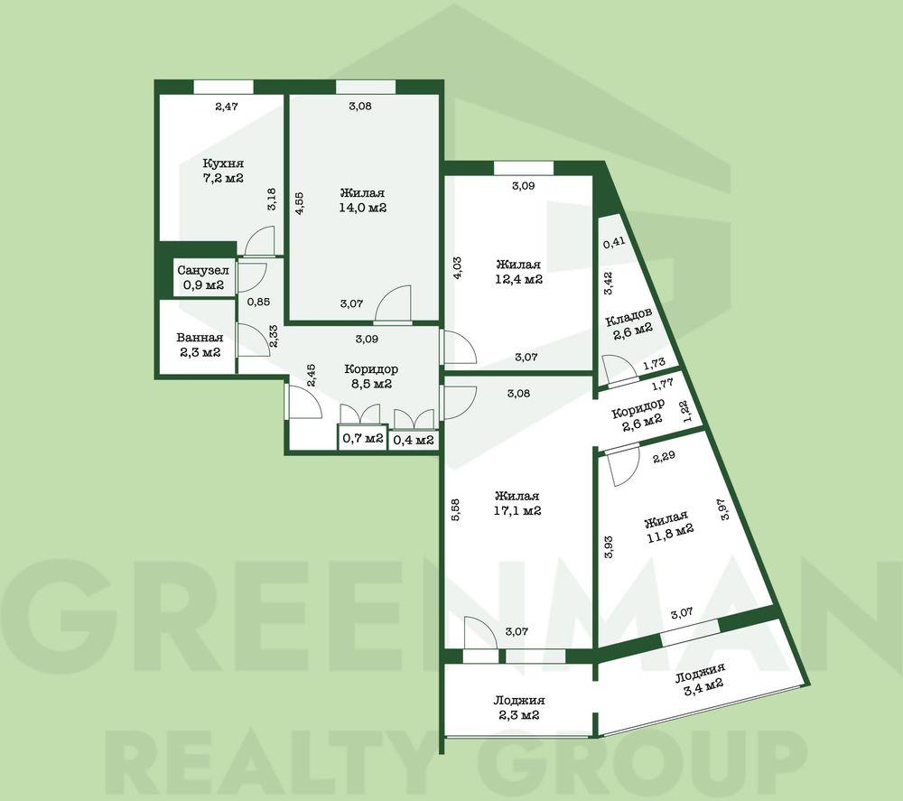 Уютная 4-комнатная квартира в Веснянке! | Агентство недвижимости Greenman Realty Group