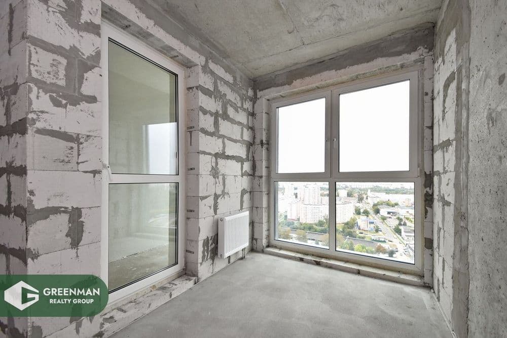 Студия на 24-ом этаже с отличным видом на город в ЖК «Минск-Мир». | Агентство недвижимости Greenman Realty Group