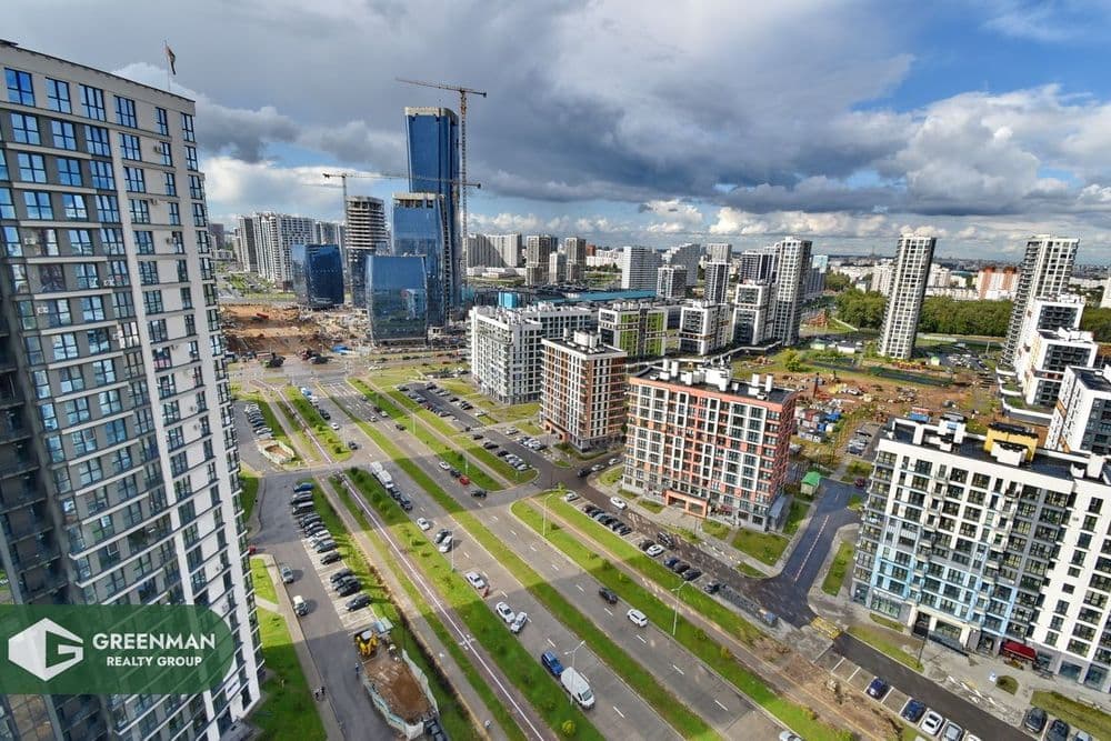 Евротрешка с прекрасным видом и ремонтом в шаговой доступности от метро и Avia Mall. | Агентство недвижимости Greenman Realty Group