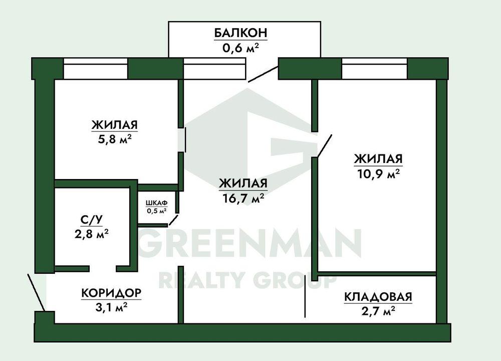 Двушка по цене однушки в Минск-Мире | Агентство недвижимости Greenman Realty Group
