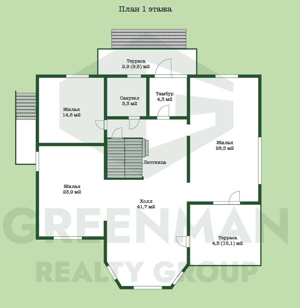 Стильный коттедж для респектабельной жизни | Агентство недвижимости Greenman Realty Group