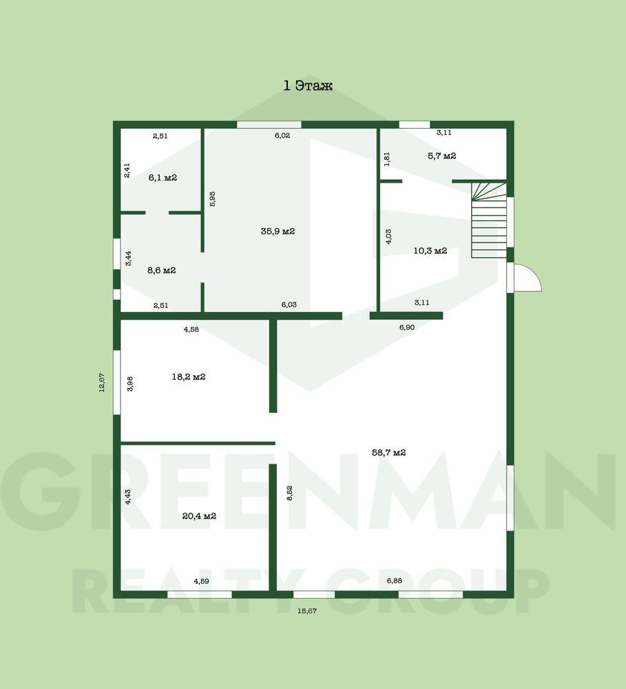 Продается участок с недостроенным домом. | Агентство недвижимости Greenman Realty Group