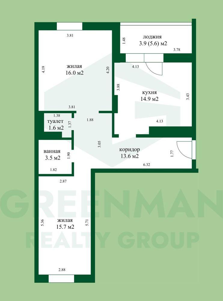 Шикарное предложение в престижном районе города! | Агентство недвижимости Greenman Realty Group