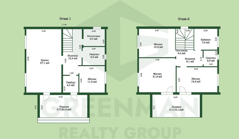 Современный коттедж в стиле БарнХаус! | Агентство недвижимости Greenman Realty Group