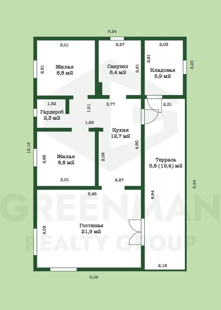 Дом возле реки и леса! | Агентство недвижимости Greenman Realty Group