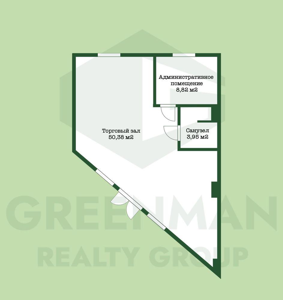 Аренда торгового помещения, ул.Гастелло, 8 | Агентство недвижимости Greenman Realty Group