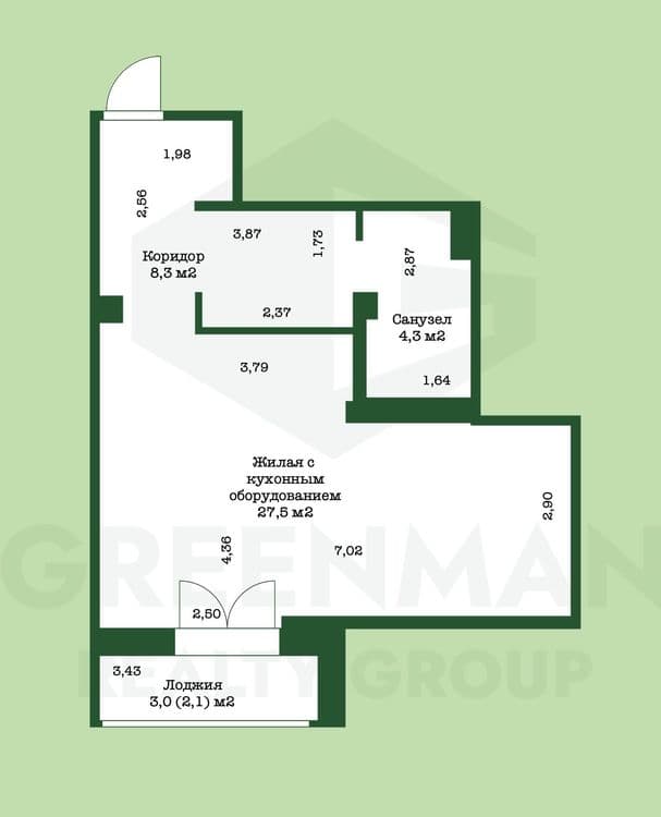 В продаже 1-комнатная квартира на Победителей 129! | Агентство недвижимости Greenman Realty Group