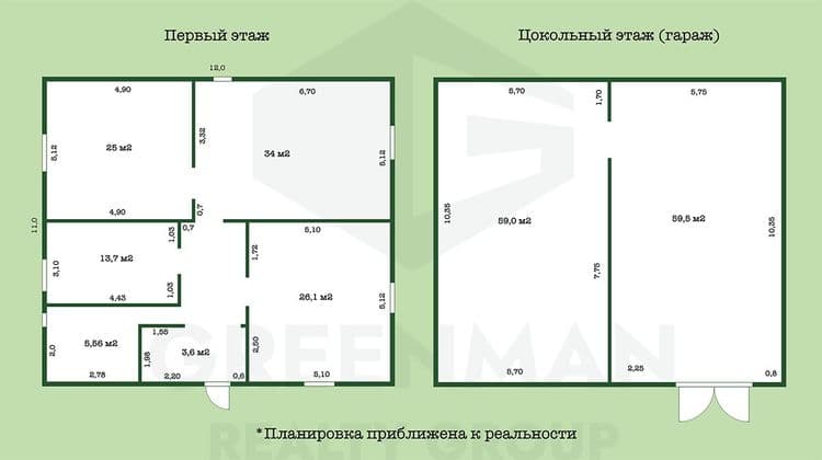 Продается участок 14,89 сот. с незавершенным капитальным строением в д. Прилесье, 8.7 км от МКАД. | Агентство недвижимости Greenman Realty Group