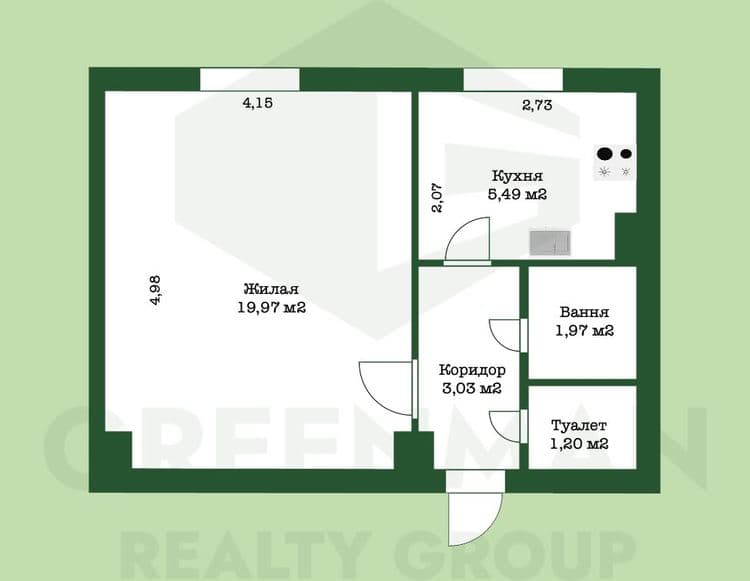 Сталинка рядом с метро Пролетарская! | Агентство недвижимости Greenman Realty Group