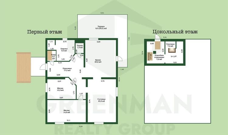 Дом в поселке рядом с лесом  | Агентство недвижимости Greenman Realty Group