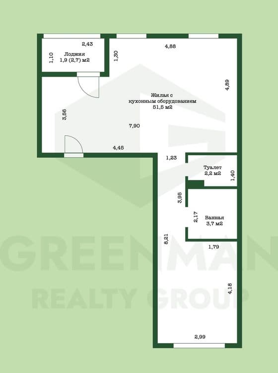 Квартира с выходом в парк! | Агентство недвижимости Greenman Realty Group