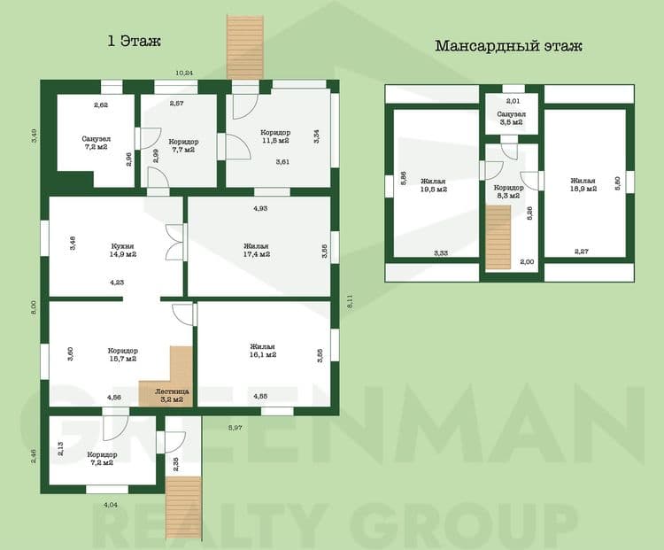 Уютный дом для дружной семьи в г. Заславль. | Агентство недвижимости Greenman Realty Group