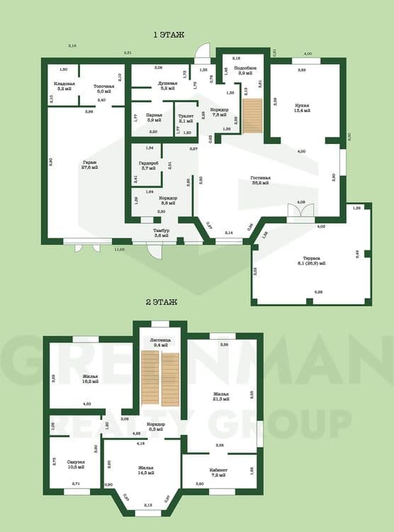 СОВРЕМЕННЫЙ ДОМ 216,7 м.кв. В ЧУРИЛОВИЧАХ | Агентство недвижимости Greenman Realty Group