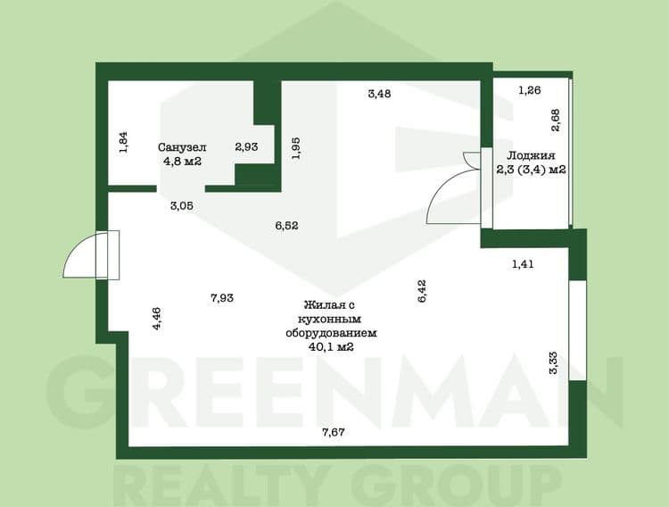 Продается квартира. В пешей доступности метро ГрушевкаПродается квартира. В пешей доступности метро Грушевка | Агентство недвижимости Greenman Realty Group