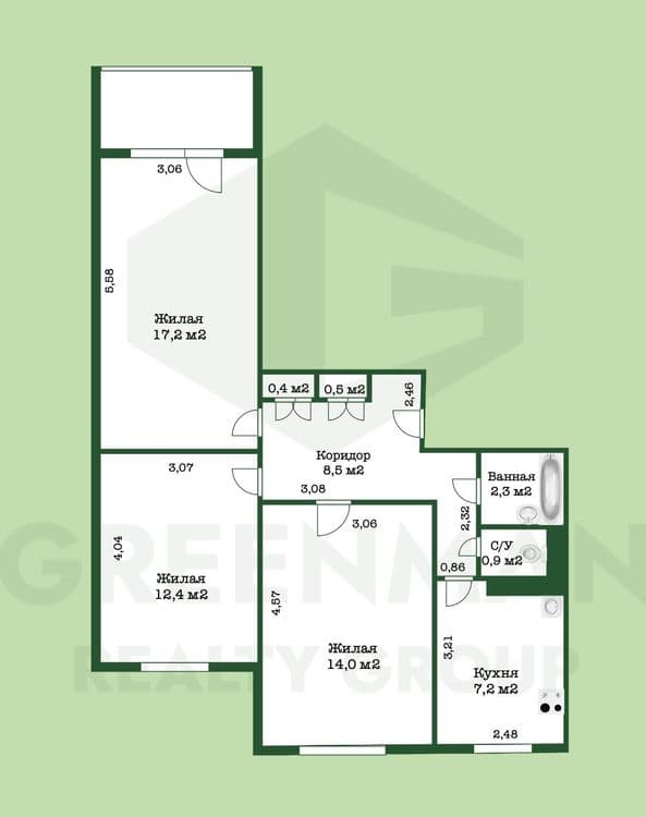 Доступная трешка | Агентство недвижимости Greenman Realty Group