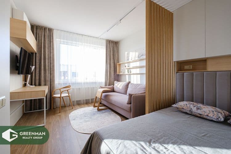 Продается стильная студия с дизайнерским ремонтом в центре Минска. Пр. Независимости 88 | Агентство недвижимости Greenman Realty Group