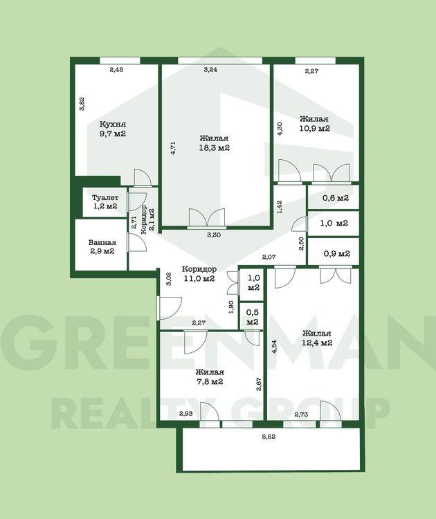 Просторная квартира в аг. Шершуны, 35 км от МКАД! | Агентство недвижимости Greenman Realty Group