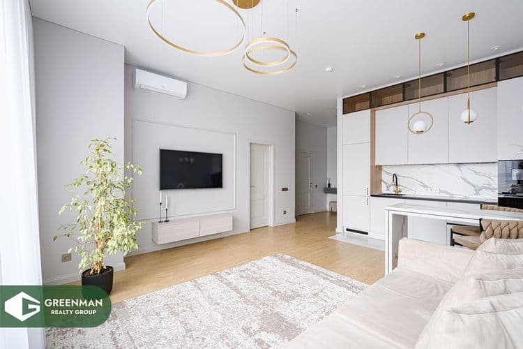 Продается 2-х комнатная квартира с дизайнерским ремонтом, Победителей,115. ЖК «Лазурит» | Агентство недвижимости Greenman Realty Group