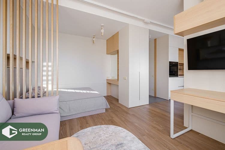 Продается стильная студия с дизайнерским ремонтом в центре Минска. Пр. Независимости 88 | Агентство недвижимости Greenman Realty Group