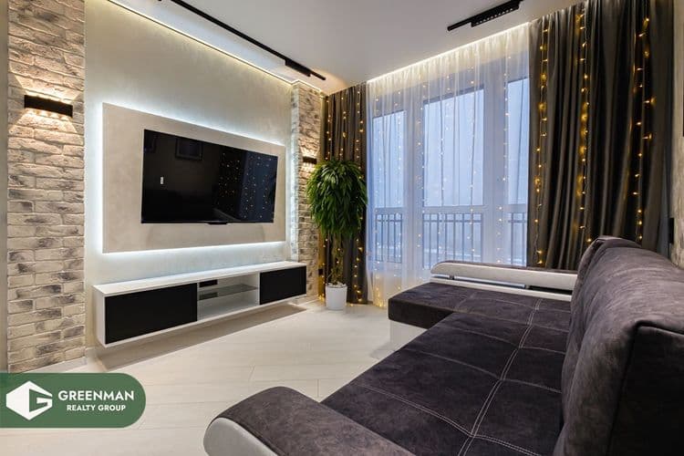Квартира с ремонтом и полным наполнением мебелью и техникой 1/1 | Агентство недвижимости Greenman Realty Group