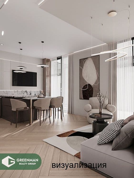Квартира с дизайнерским ремонтом, террасой 23 кв.м. и видом на парк! | Агентство недвижимости Greenman Realty Group