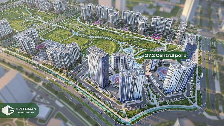 Трехкомнатная квартира в доме Central park по адресу ул. Левина, 1-80 | Greenrealty