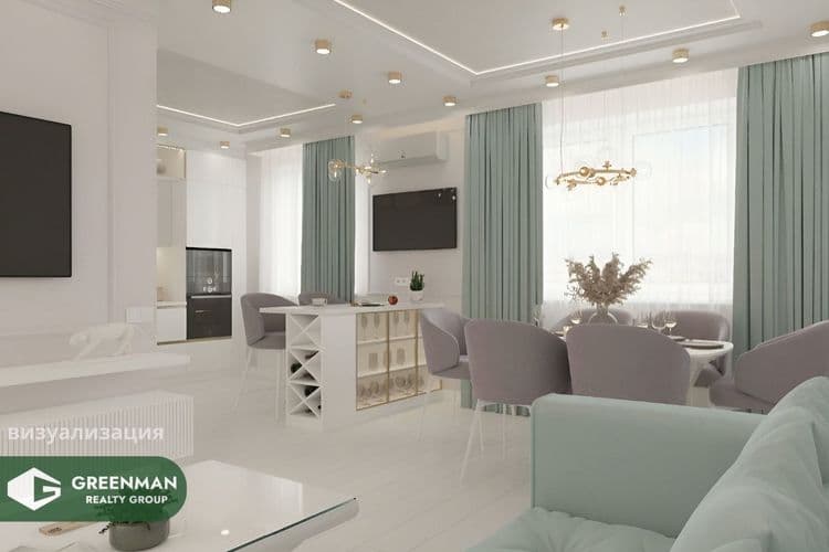 Просторная квартира в зеленом районе столицы. | Агентство недвижимости Greenman Realty Group