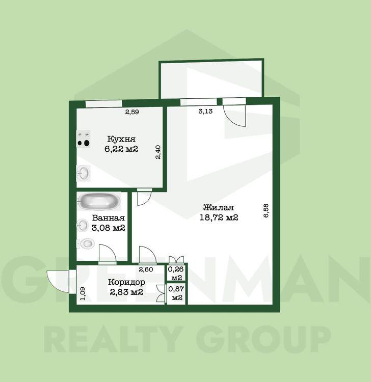 Квартира в Зеленом луге. | Агентство недвижимости Greenman Realty Group