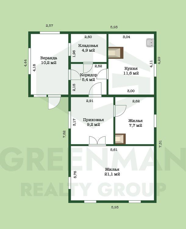 Дом с удобствами и участком 25 соток под Слуцком! | Агентство недвижимости Greenman Realty Group