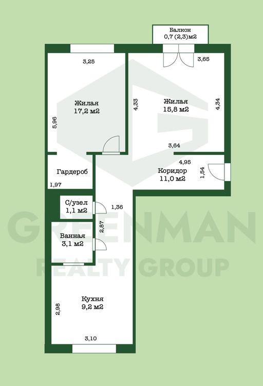 Отличная сталинка на проспекте Независимости возле метро! | Greenrealty