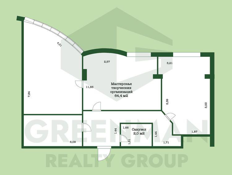 Коммерческое помещение в жк "Мегаполис | Greenrealty