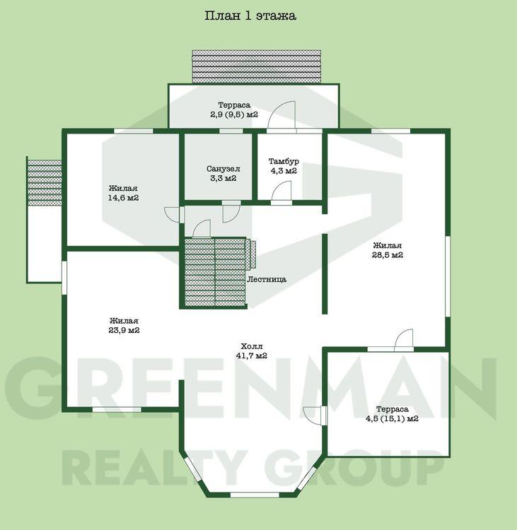 Стильный коттедж для респектабельной жизни | Агентство недвижимости Greenman Realty Group