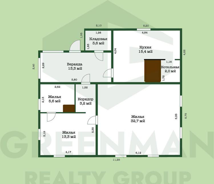 Дом в г.п. Бегомль на ул. Красноармейская, 25 | Агентство недвижимости Greenman Realty Group