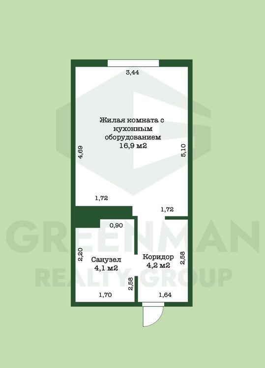 Продается уютная 1-комнатная квартира в ЖК «Современный» в г. Фаниполь. | Greenrealty