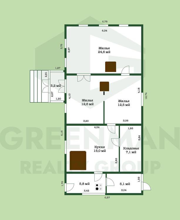 Продается дом. | Агентство недвижимости Greenman Realty Group