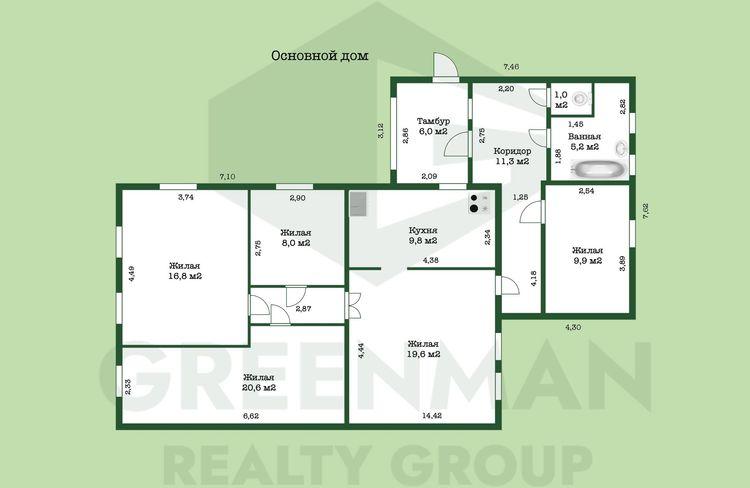 Два дома по цене одного в пределах. Г. Минск | Агентство недвижимости Greenman Realty Group