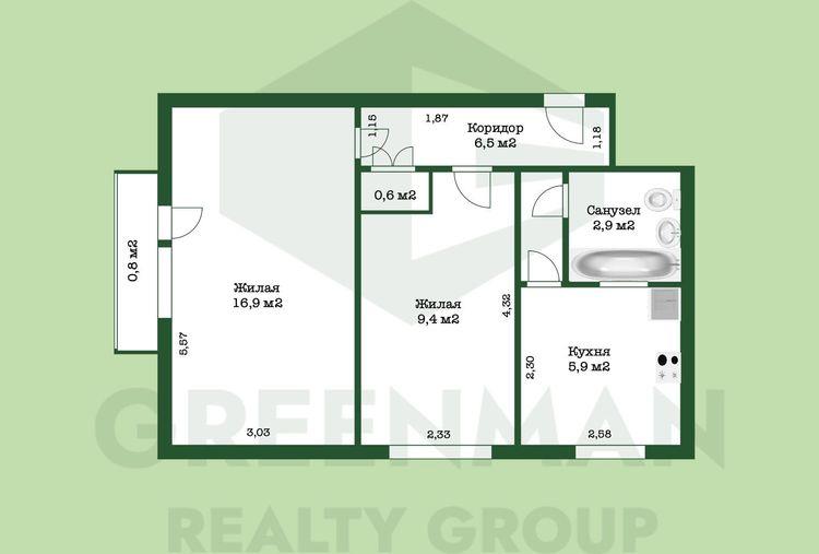 Двухкомнатная квартира в самом центре Минска | Агентство недвижимости Greenman Realty Group