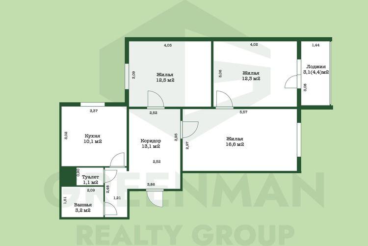Новостройка с ремонтом, готова к проживанию! | Агентство недвижимости Greenman Realty Group