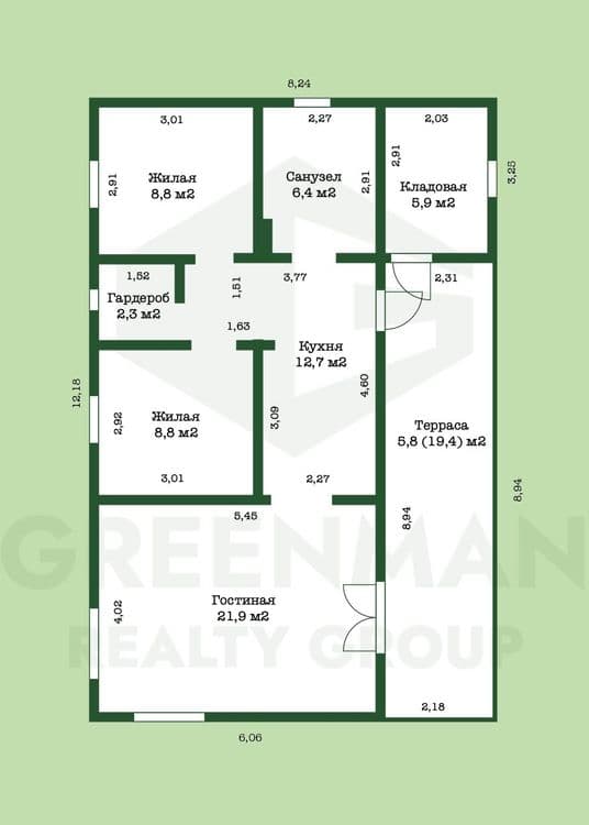 Дом возле реки и леса! | Агентство недвижимости Greenman Realty Group