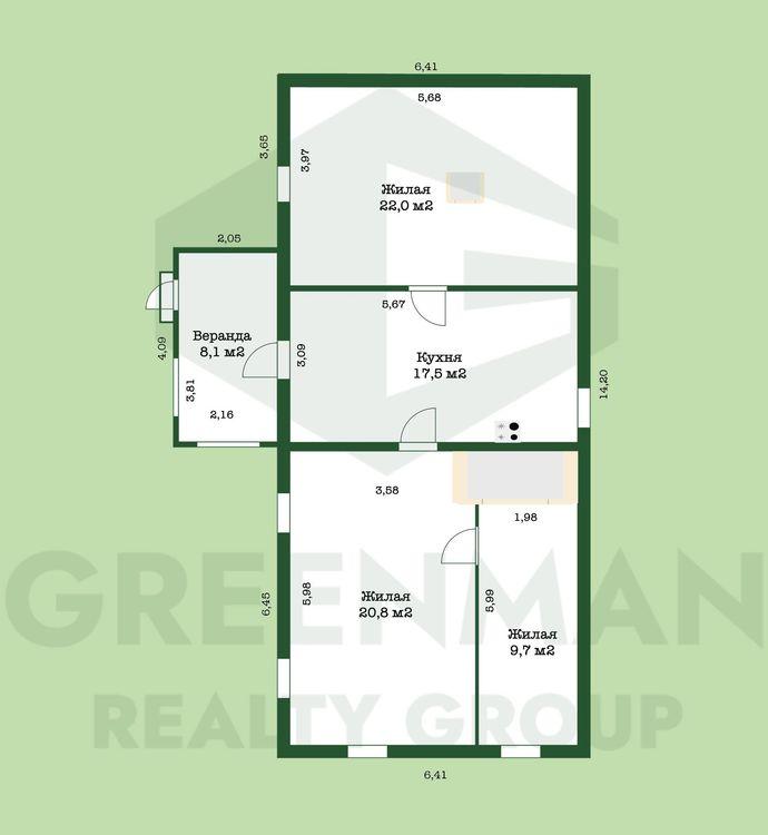 Уютный дом в п. Дубровка, Узденский р-н | Агентство недвижимости Greenman Realty Group