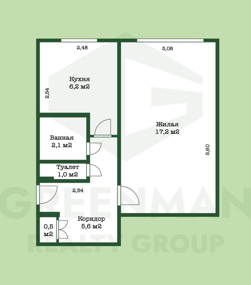 Продается уютная 1-комнатная квартира в тихом и экологически чистом месте! | Агентство недвижимости Greenman Realty Group