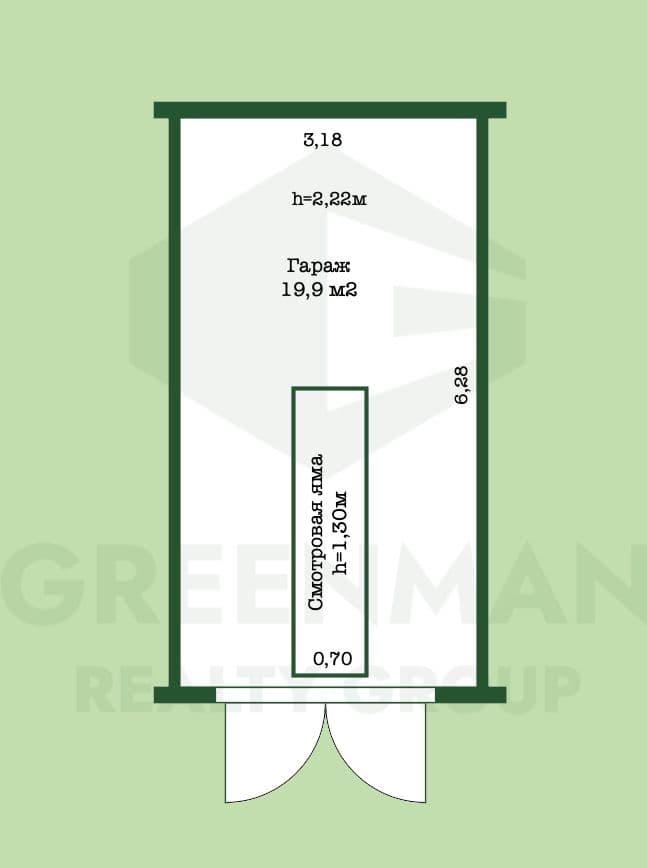 Чистый аккуратный гараж | Агентство недвижимости Greenman Realty Group