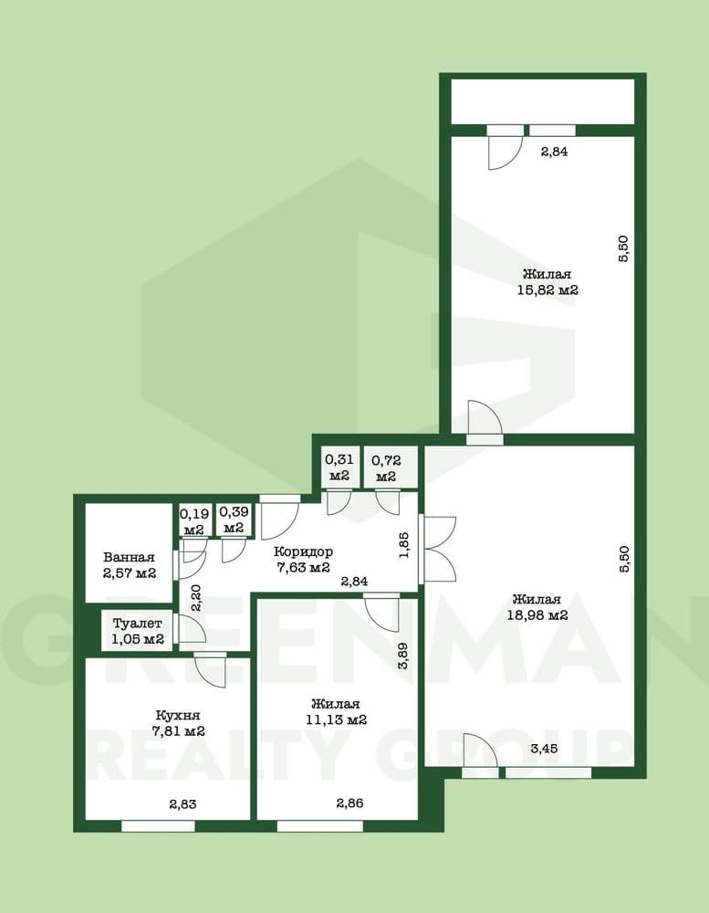 Квартира в Могилеве по ул. Каштановая 10 | Агентство недвижимости Greenman Realty Group